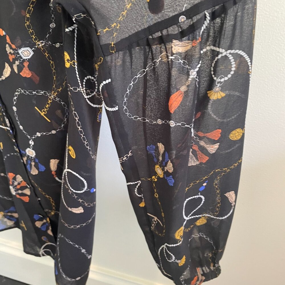 CAbi Collared Black Button-down Blouse - image 7